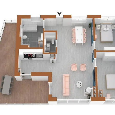 דירה Erkenntnis Am Mit Sauna Und Kamin *